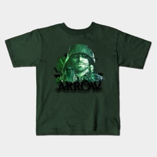 Arrow: A Family of Heroes Kids T-Shirt